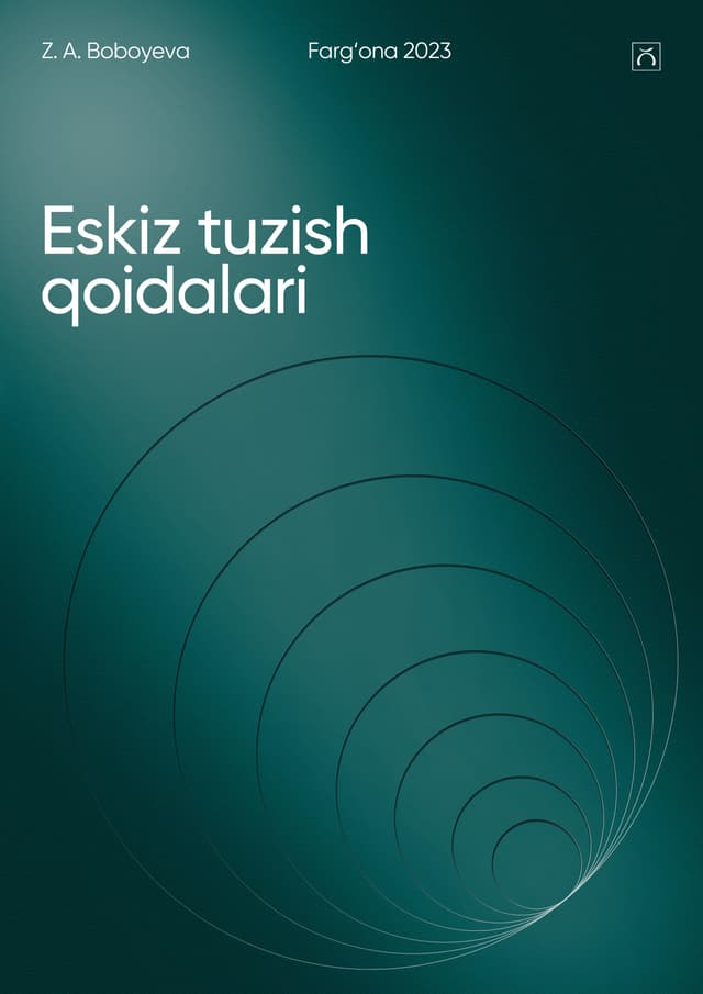 Eskiz tuzish qoidalari